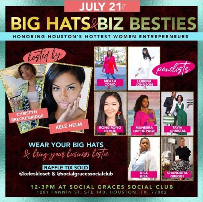I AM SO KATE owner talk business at her 2 year anniversary event “Big Hats and Biz Besties” event