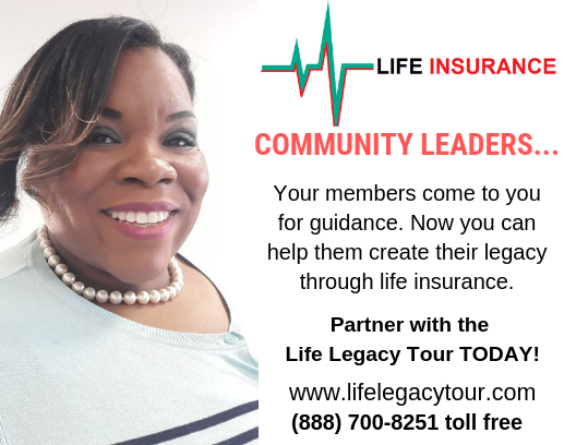 Independent Insurance Agent wants to team up with pastors and community organizations to help their members create legacies by getting life insurance - LaKisha Nevels