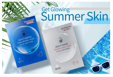 Skincare Brand Dr.Morita now Offering Brightening & Moisturizing Facial Masks Perfect for Summer Vacations on Amazon