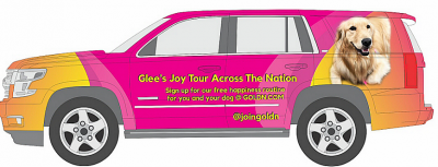 Glee, Social Media’s Favorite Golden Retriever, Embarks on Cross-Country Road Trip to Heal a Nation