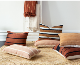 Home Decor Company Behind the Hill Launches Harvest 2019 Collection Featuring a Rare, Un-dyed Pink Blush Cotton to Create its Unique Textiles
