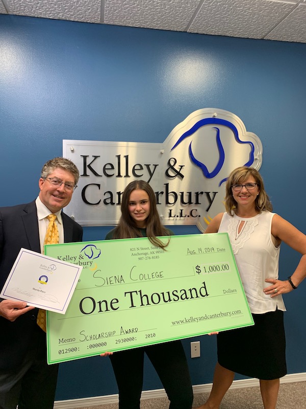 Alaska Student Wins Kelley & Canterbury, LLC Curiosity Scholarship