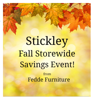 Stickley Furniture Fall Savings Event in Pasadena