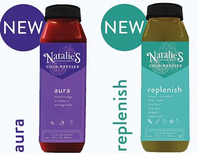 Natalie’s Juice Company Features Two New Holistic Juices,  Aura and Replenish, at the Fall PMA Show