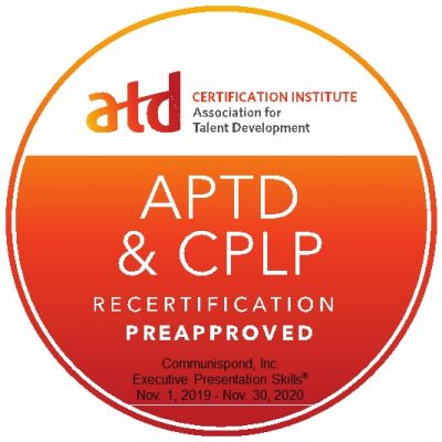 Communispond® Now Pre-Approved Provider for Recertification Points for Association for Talent Development (ATD) Certification Institute Credential Holders