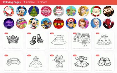 New Collection of Free Coloring Pages for the Holidays
