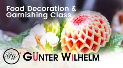 Food Decoration & Garnishing Class Event in Gunter Wilhelm Showroom, at Ramsey NJ