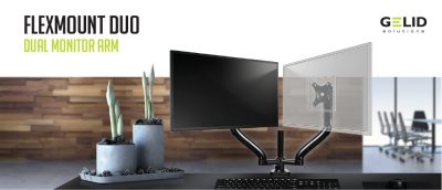 FlexMount Duo - Ultra Flexible Dual Monitor Arm