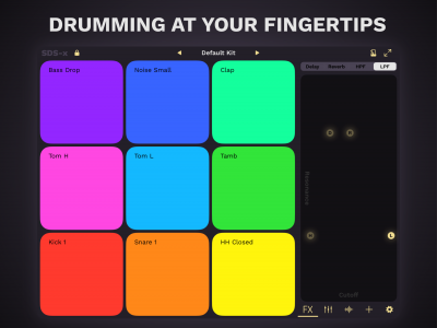The New App SDS-x Puts Drumming at Your Fingertips