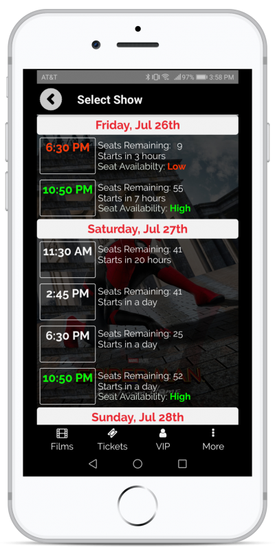 Venue Valet Launches Movie Theater Mobile App with Star Cinema Grill