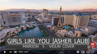Violinist Asher Laub Releases New Cover to Girls Like You