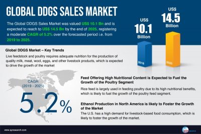 Global DDGS Sales Market to Register 5.2% by 2026, QYResearch, Inc.