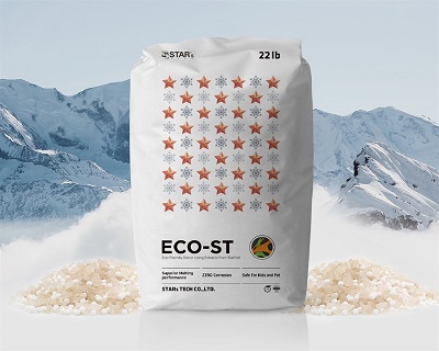 ‘ECO-ST’, a Starfish eco-friendly de-icer will be introduced by STAR’s TECH CO., LTD