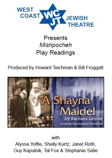 Actor Guy Kapulnik talks about the play "A Shayna Maidel" reading at West Coast Jewish Theater