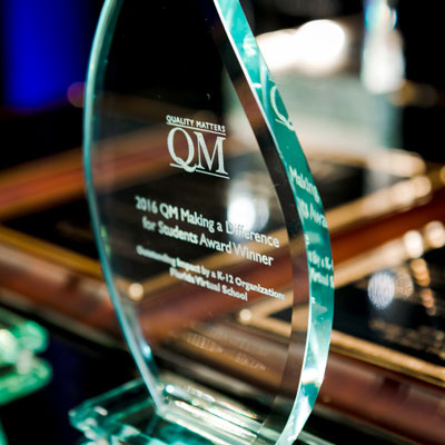 Nominations Are Now Open for the 2020 Quality Matters Awards and The Ron Legon Leadership Award