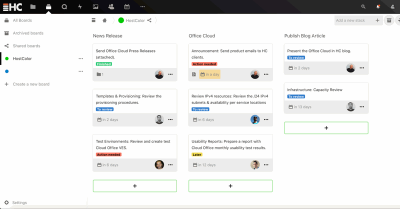 HostColor.com Launched Business Collaboration Server Named Office Cloud