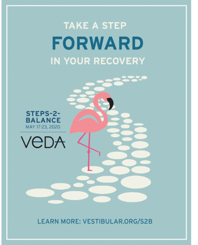 Vestibular Disorders Association (VeDa) Ambassador, Kevin Roux, Takes His Steps-2-Balance
