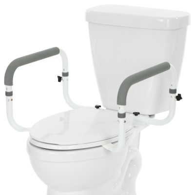 Vive Toilet Safety Rail Adjustable Grab Bar now Available to Help Prevent Bathroom Accidents and Injuries
