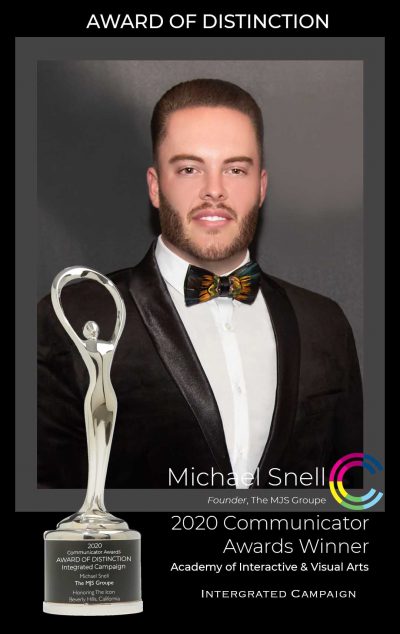 MJS Groupe Founder, Michael Snell Receives Communicator ‘Award of Distinction’