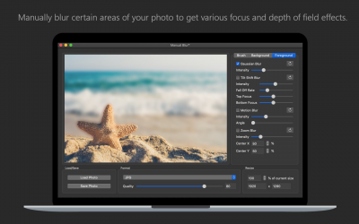 64BitApps Releases Photo Blur FX v.1.2.1 for Mac