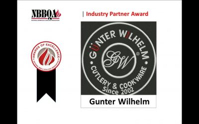 Gunter Wilhelm Wins Award of Excellence from The National Barbecue & Grilling Association Awards (NBBQA).