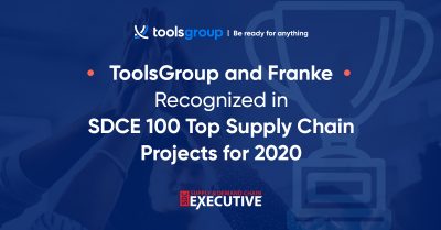 ToolsGroup Named to Supply & Demand Chain Executive’s SDCE 100 op Supply Chain Projects for 2020