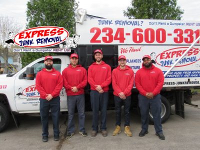 Express Junk Removal Celebrating 10 Years Servicing Youngstown with 5 Star Service