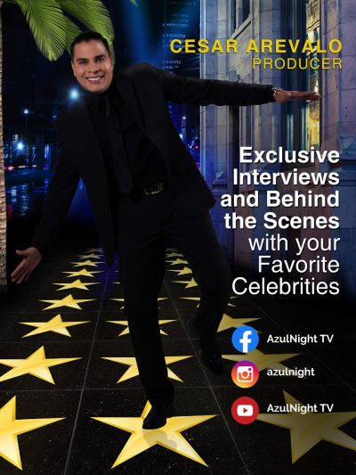Television Personality Cesar Arevalo Joins ‘Azul Night TV’ On Social Media.