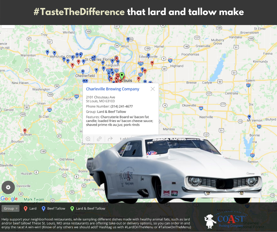 Touchdowns in Mid-Summer? Coast Packing Lines Up for Nitto Tire NMRA/NMCA Super Bowl, Meets Door-Slammers In St. Louis – With #FatMap618’s Lard/Tallow Take-Out Spots