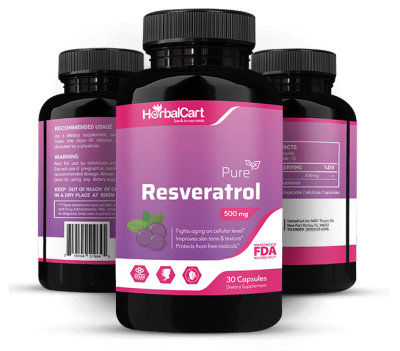 HerbalCart Launches Another Anti-Aging Product Resveratrol 500mg