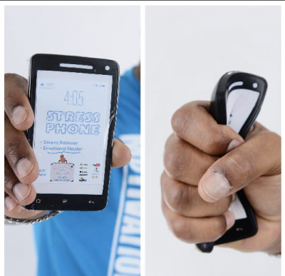 The All New “Stress Phone” Offers Stress-Relief and Emotional Healing through a Smart-Phone Replica