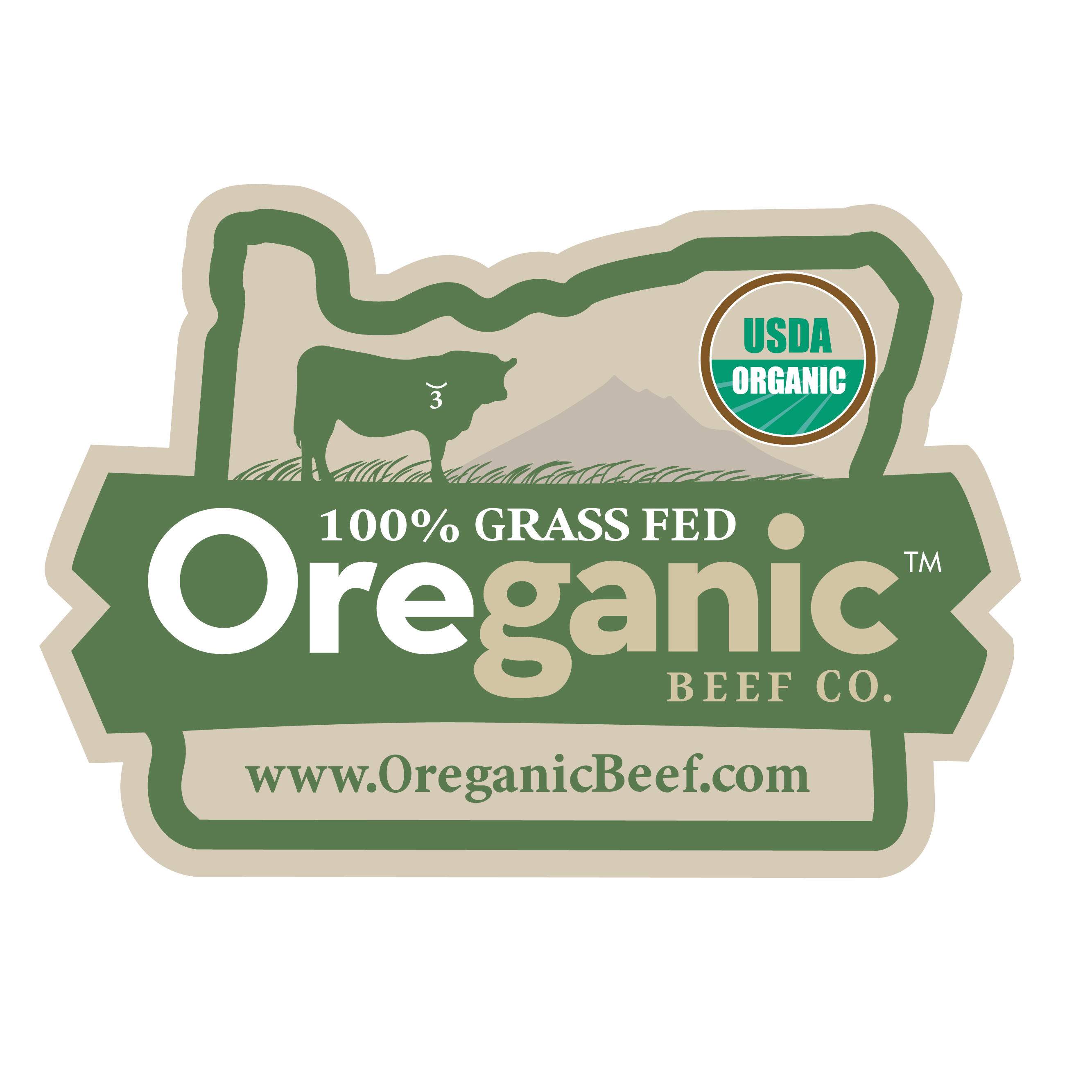 Oreganic Beef Company logo