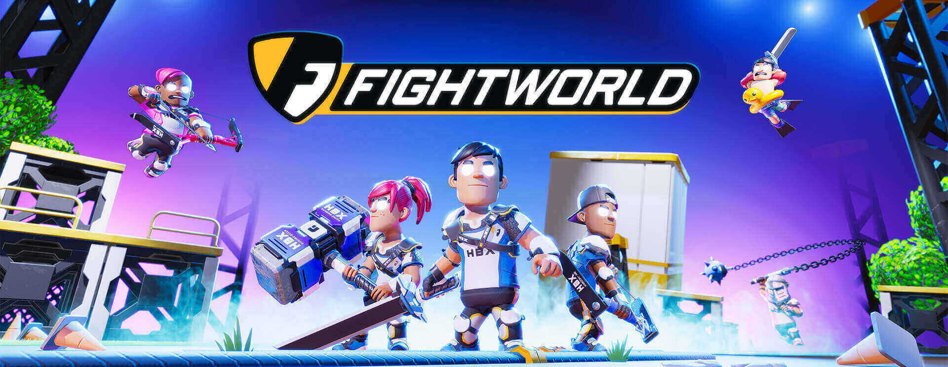 Rekt Games Announce Their Latest Online Party Brawler Game 'Fightworld'