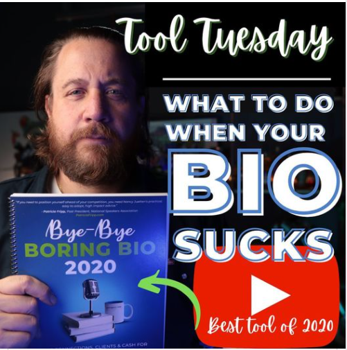 Bye-Bye Boring Bio 2020 Workbook named among top holiday gifts under $100 by Rising Star Publicity