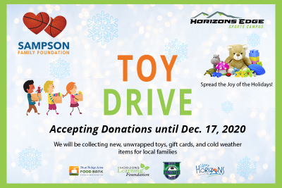Horizons Edge Sports Campus Toy Drive