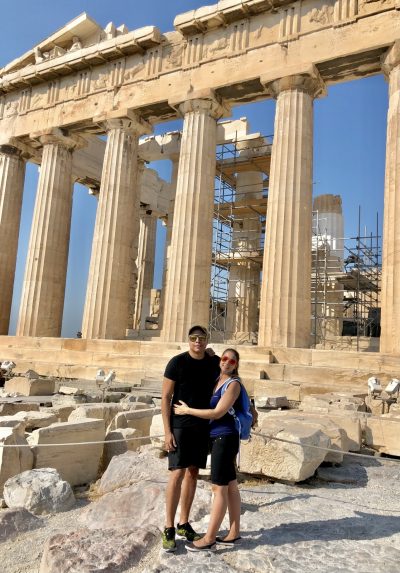 TV Producer and Entrepreneur Cesar Arevalo traveling to Greece during pandemic and enjoying the New Year getaway