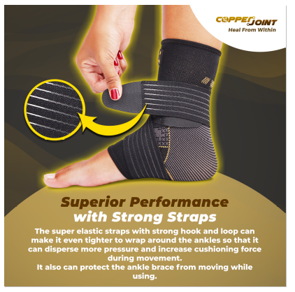 CopperJoint Ankle Compression Sleeve Helps Athletes Safeguard Against & Help Recover From Ankle Injuries