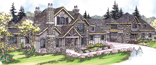 Associated Designs - Luxury House Plan Chesterson Has Creative Amenities