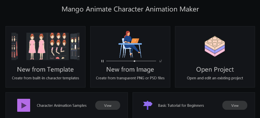 Mango Animate Is the Best Way to Create a Character Free
