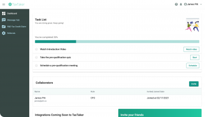 TaxTaker Launches New Web App to Help Startups Effortlessly Secure R&D Tax Credits