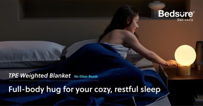 Bedsure No Glass Beads Weighted Blanket Using Innovative TPE Material