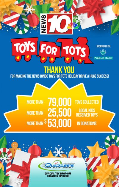 Quicklee’s Convenience Stores Partners with Toys for Tots to help collect over 79,000 Toys