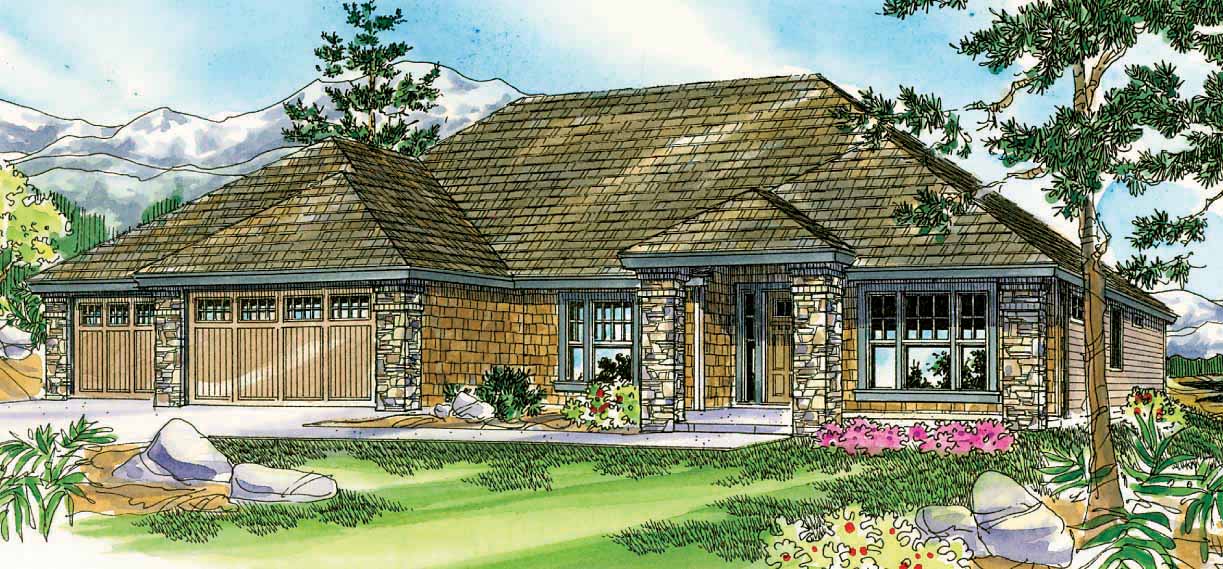 Associated Designs - The Creekstone House Plan Makes Working from Home a Breeze