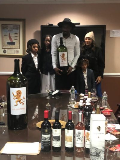 Former NBA All-Star Amar’e Stoudemire Stocking Up On Wine & Matzo For The Passover Holiday At Royal Wine/Kayco Headquarters In Bayonne, NJ