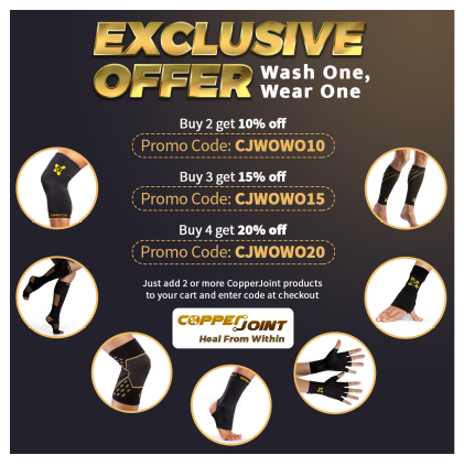 New CopperJoint Ankle Sleeve Stands up to Hot or Cold Weather Intense Training