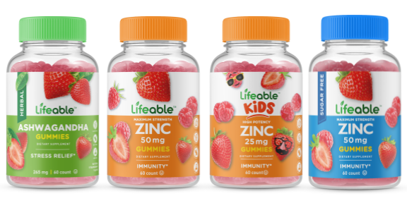 Responding to High Consumer Demand for Immunity Supplements, Lifeable Launches Ashwagandha and Zinc in the Form of Delicious Fruit Gummies