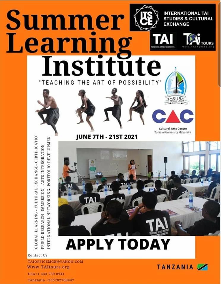 Teaching Artist Institute To Host 2021 Magufuli and Mandela East and South African World Tour