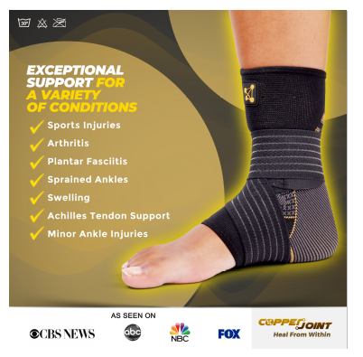 CopperJoint Compression Ankle Braces For Men Gives Comfort To Busy Frontliners