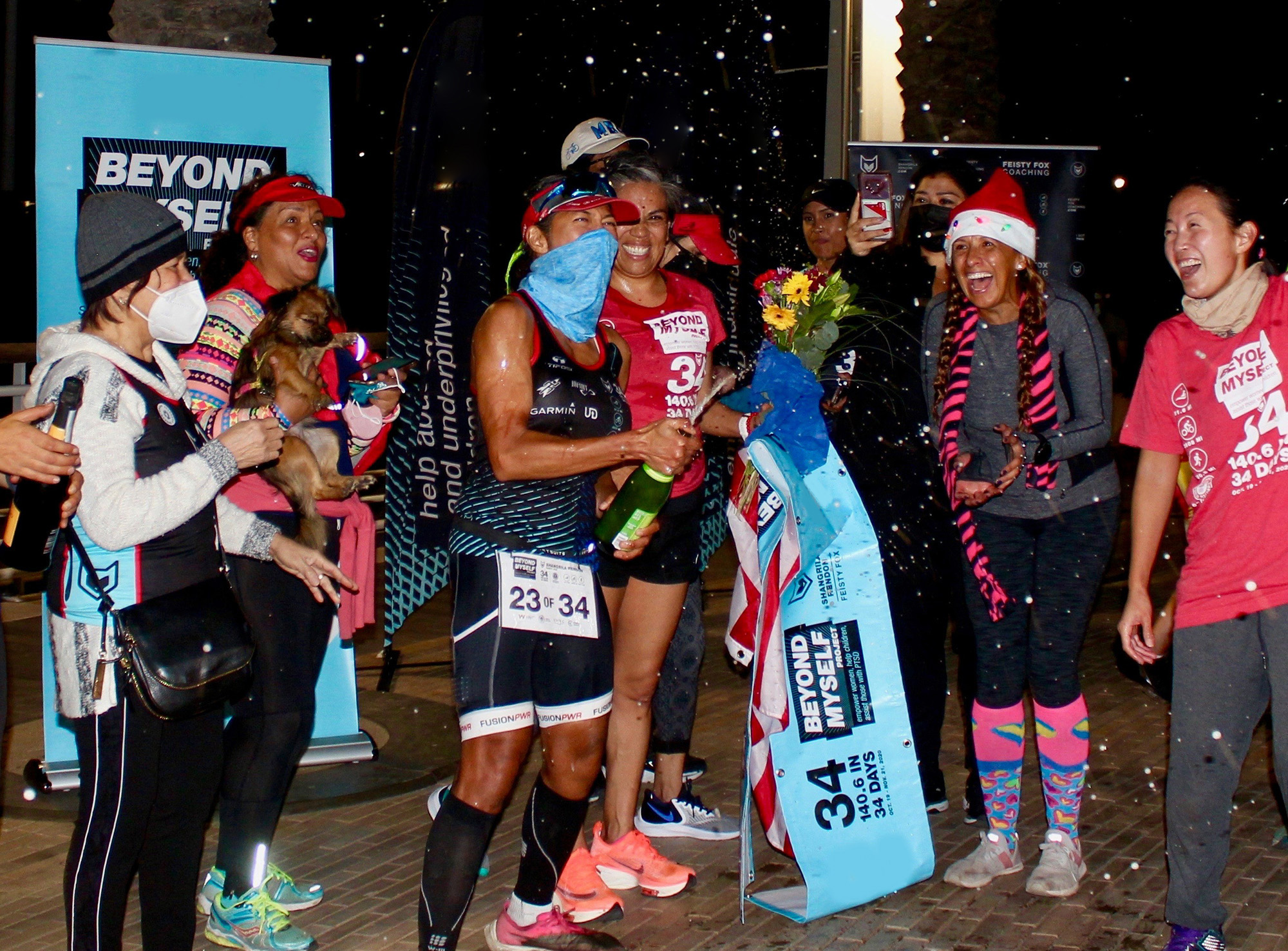 Shangrila Rendon sets her 2nd Guinness World Record by completing 23 Ironman-distance triathlons in 34 days while raising funds for charity