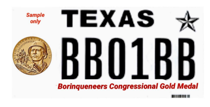 After Hard Work of Commander Luis A. Cortes and his Officers, Texas is set to Honor Latino Borinqueneers War Veterans With Special License Plates